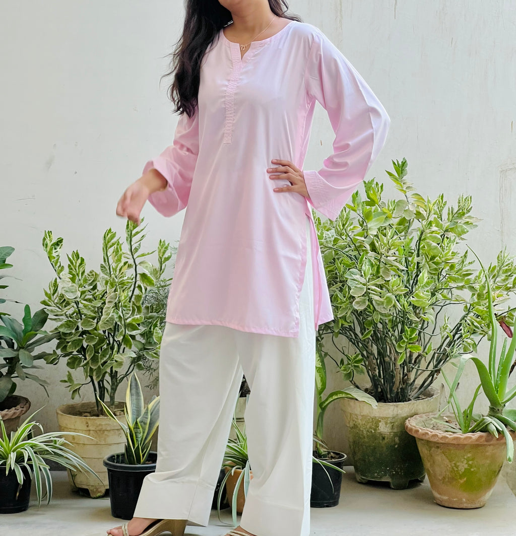 Baby Pink Farsi Salwar set