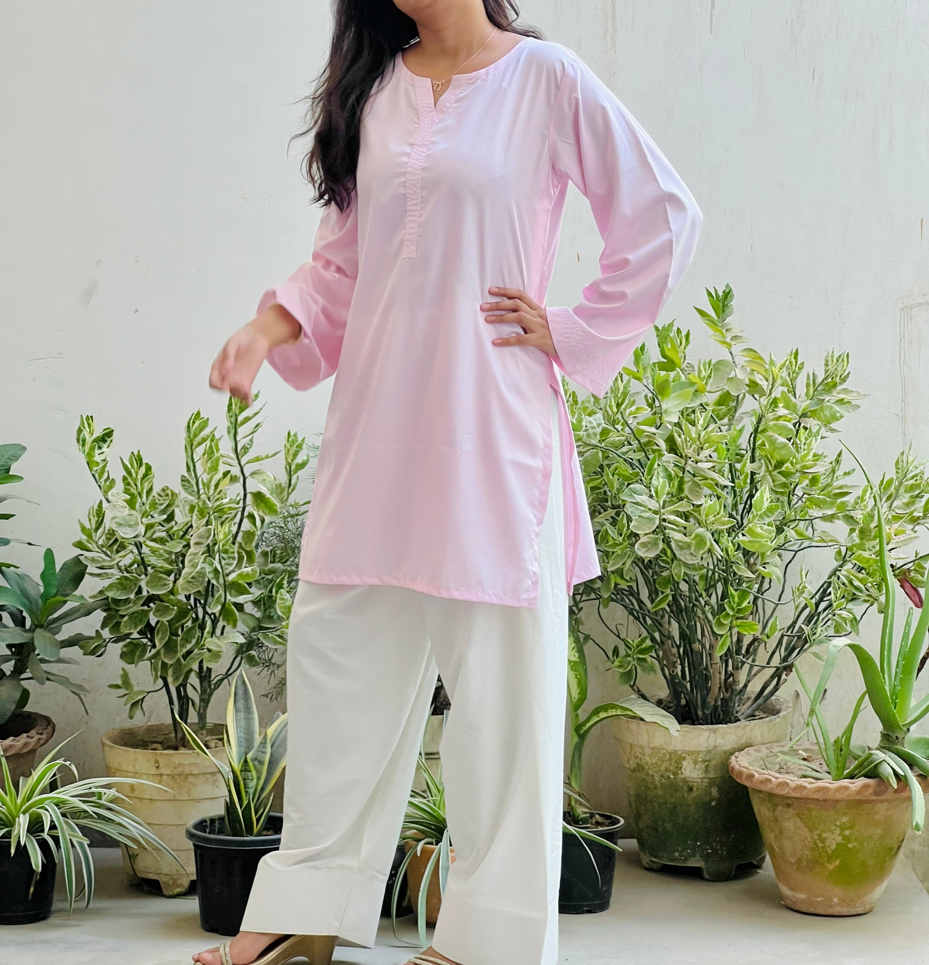 Baby Pink Farsi Salwar set