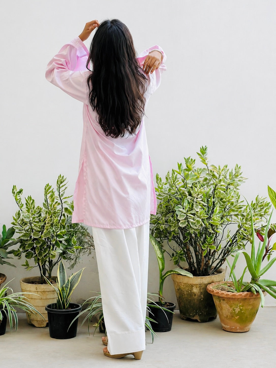Baby Pink Farsi Salwar set