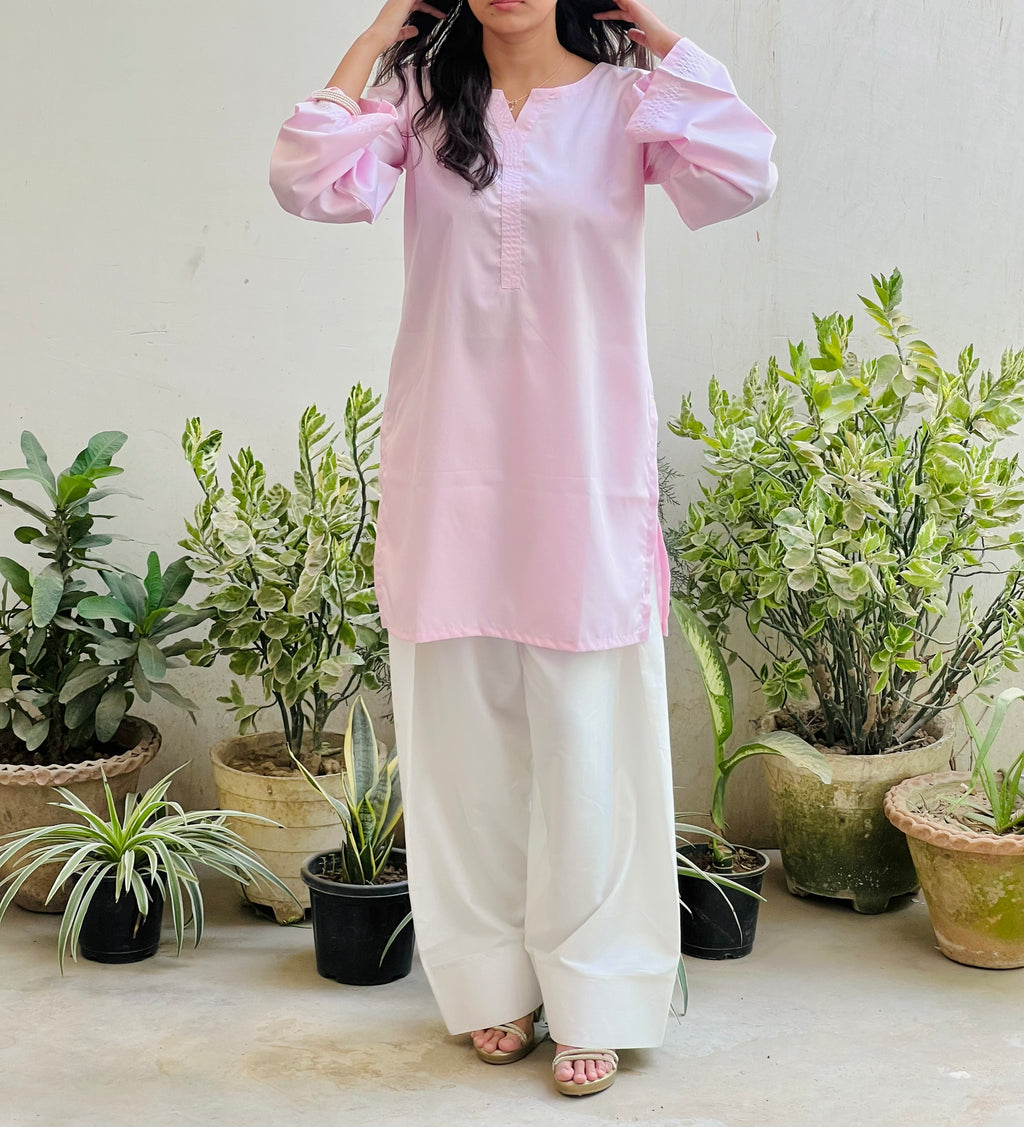 Baby Pink Farsi Salwar set