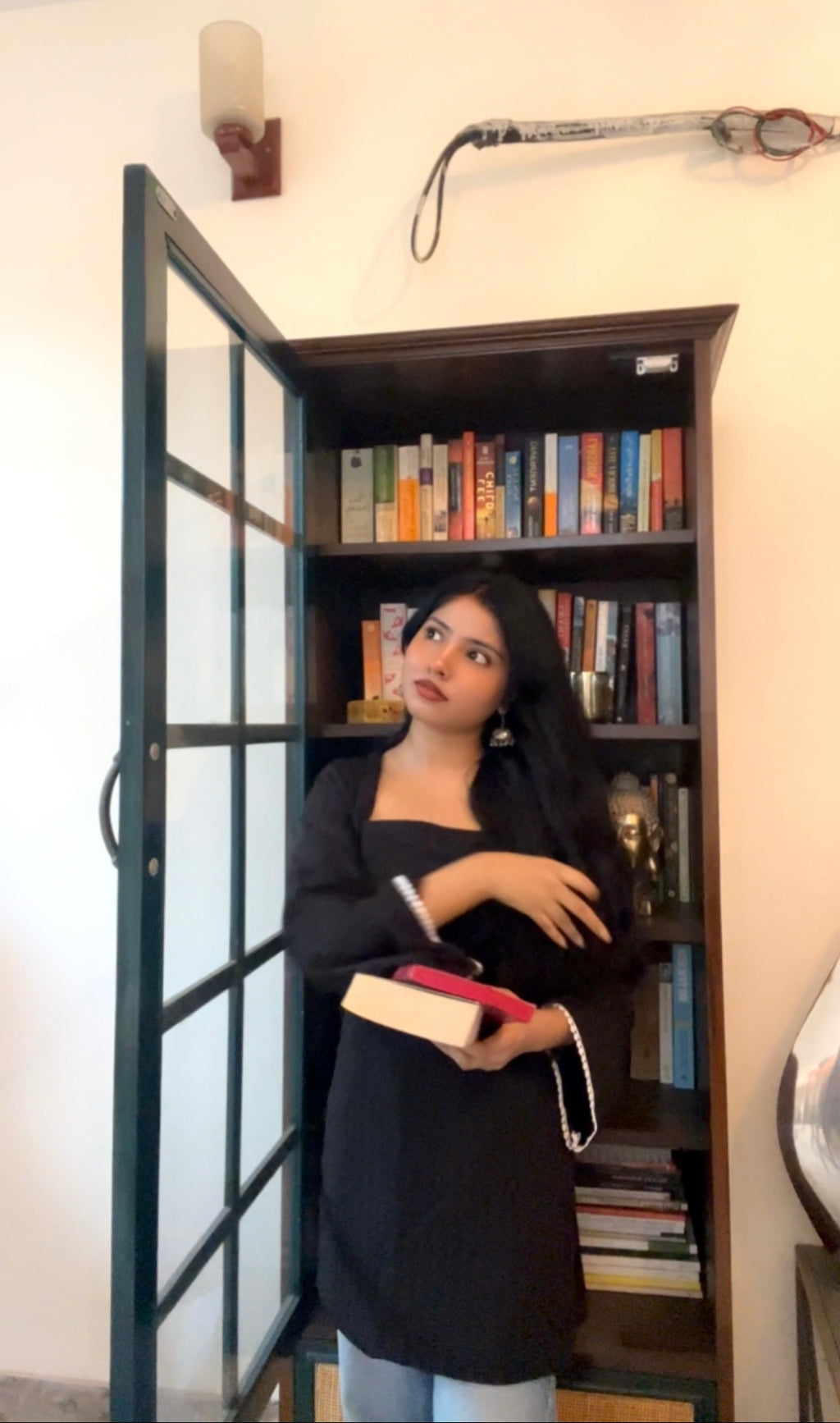 Black Corset Style Short Kurti