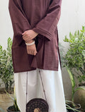Chocolate Brown Farsi Salwar set