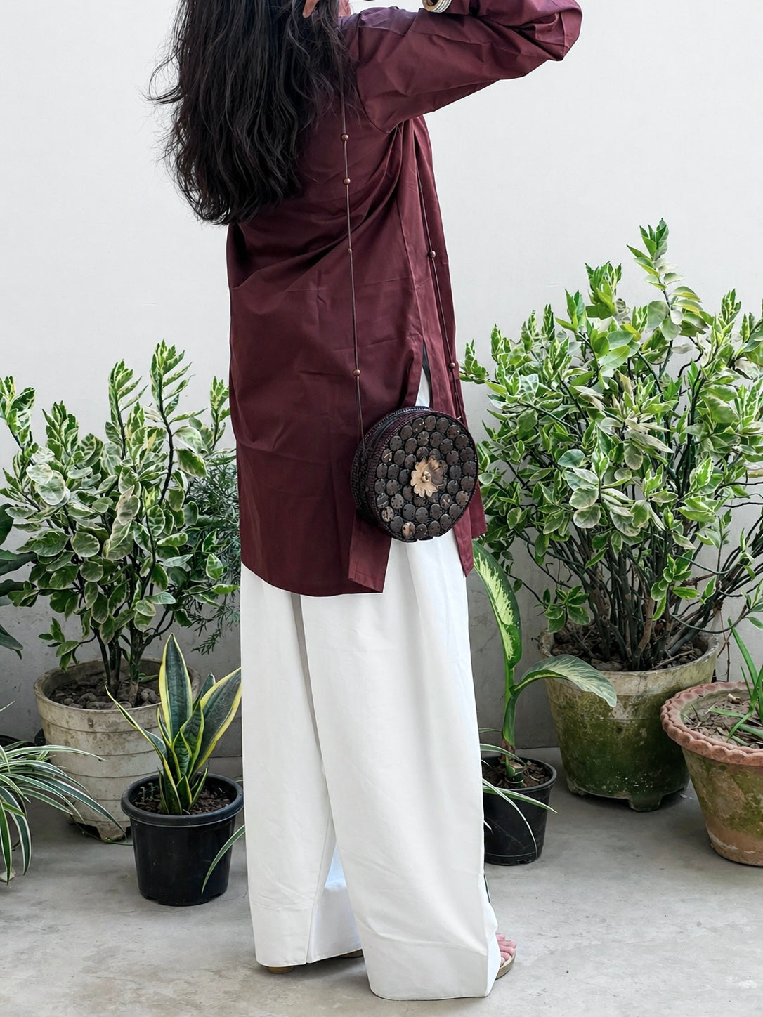 Chocolate Brown Farsi Salwar set