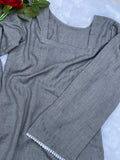 Grey Corset Style Short Kurti