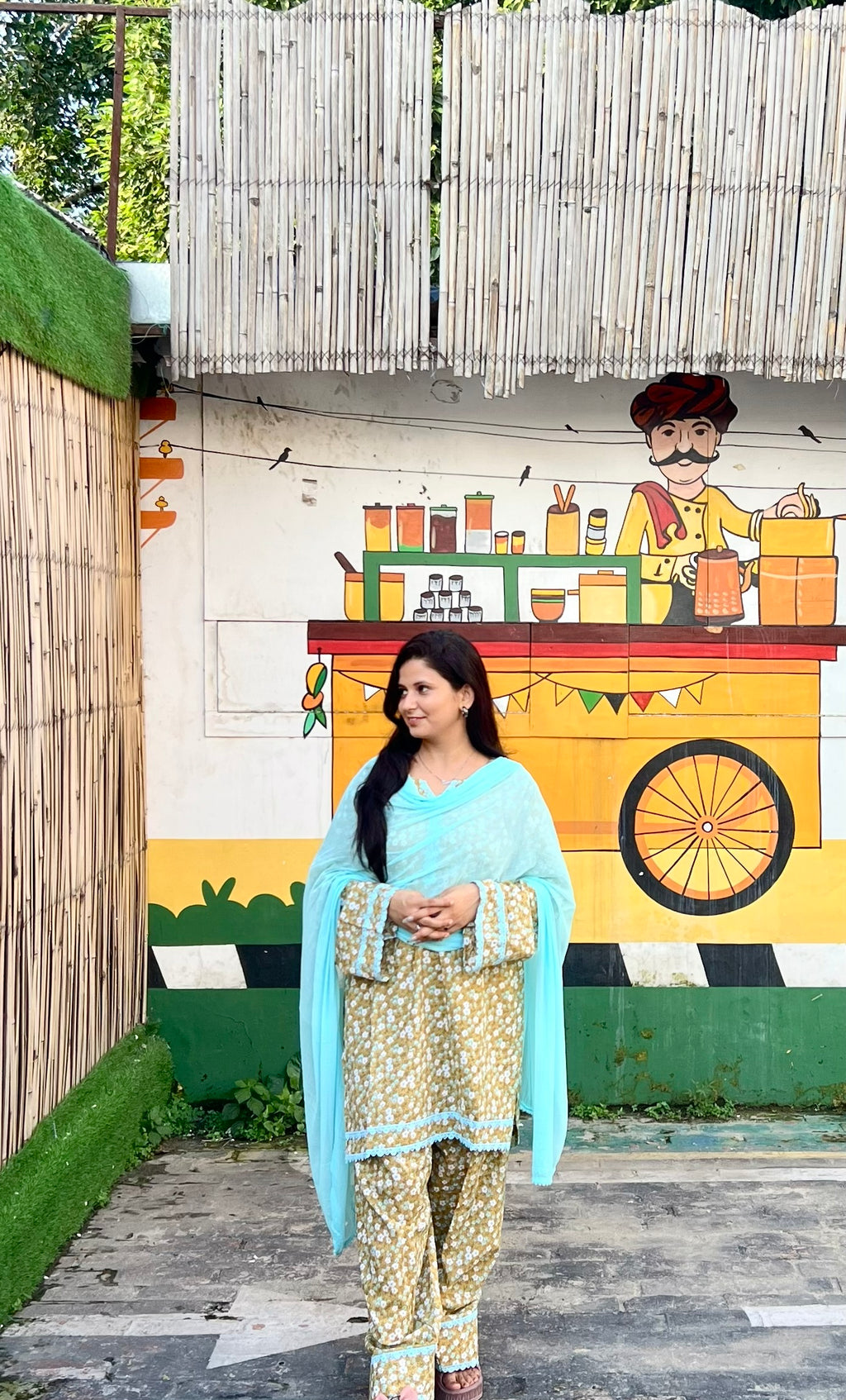 Haya Farsi Salwar Set with Dupatta
