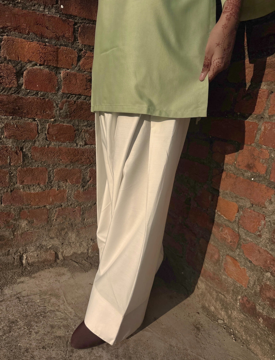 Olive Green Farsi Salwar Set