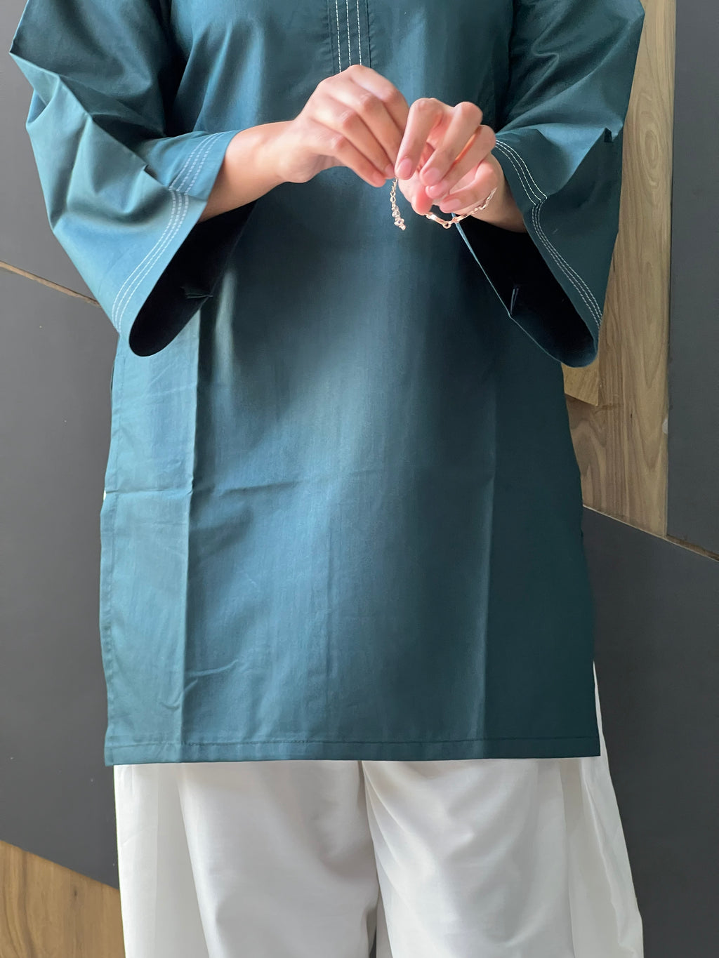 Teal Green Farsi Salwar Set